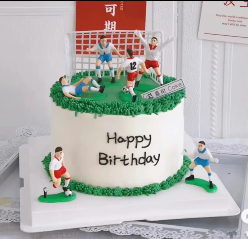 Cake topper football
