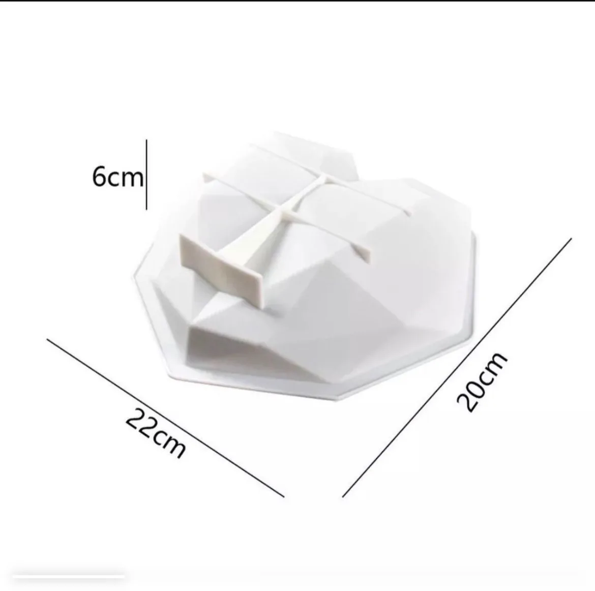 Moule en Silicone en forme cœur
